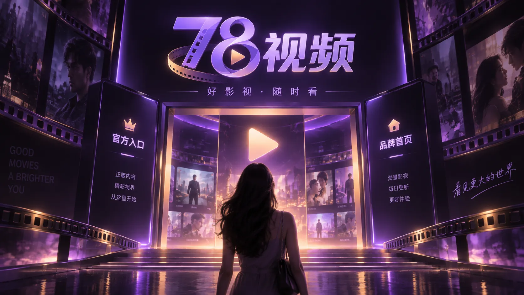 网页端影视内容入口